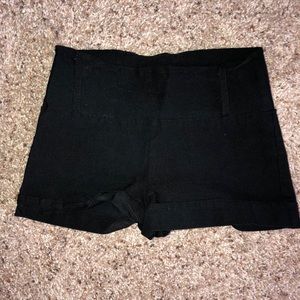 Black tight shorts